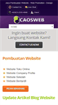 Mobile Screenshot of caoswebdesign.com